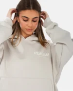 BACK LOGO HOODIE WHEAT - Image 2