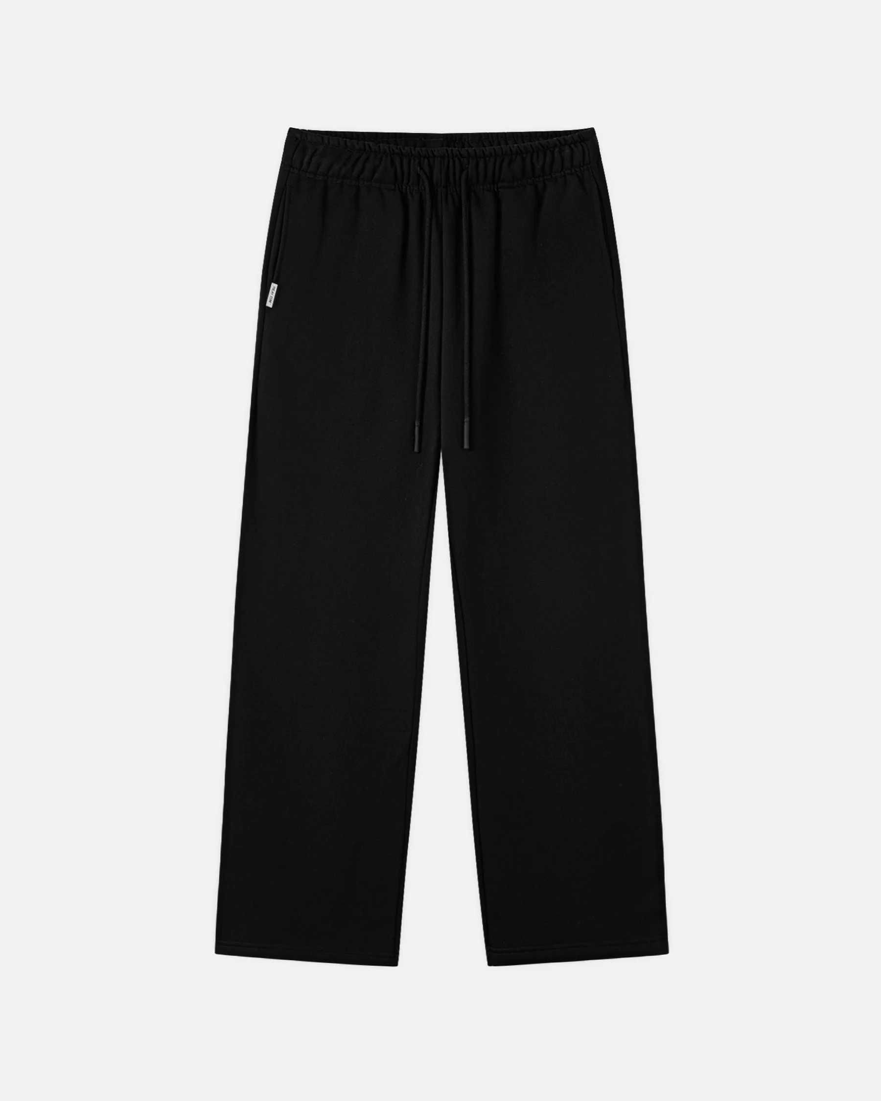 CORE BASICS SWEATPANTS BLACK CORE BASICS SWEATPANTS BLACK - Image 1