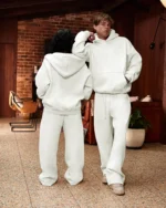 CORE BASICS SWEATPANTS OATMEAL - Image 4
