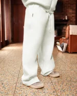 CORE BASICS SWEATPANTS OATMEAL - Image 3