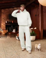 CORE BASICS SWEATPANTS OATMEAL - Image 2