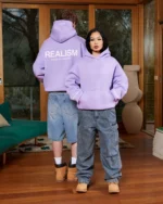 COURT BOXY HOODIE LAVENDER2 | Realism Hoodie