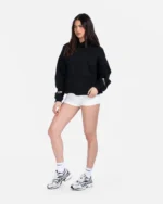 COURT BOXY HOODIE MIDNIGHT PEACH V2 - Image 4