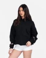 COURT BOXY HOODIE MIDNIGHT PEACH V2 - Image 2