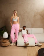 COURT BOXY SWEATPANTS CANDY PINK - Image 3