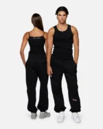 COURT BOXY SWEATPANTS MIDNIGHT PEACH - Image 4
