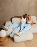 COURT BOXY SWEATPANTS SKY BLUE - Image 3