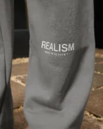 HEAVEN LOGO SWEATPANTS OPEN LEG COOL GREY - Image 2