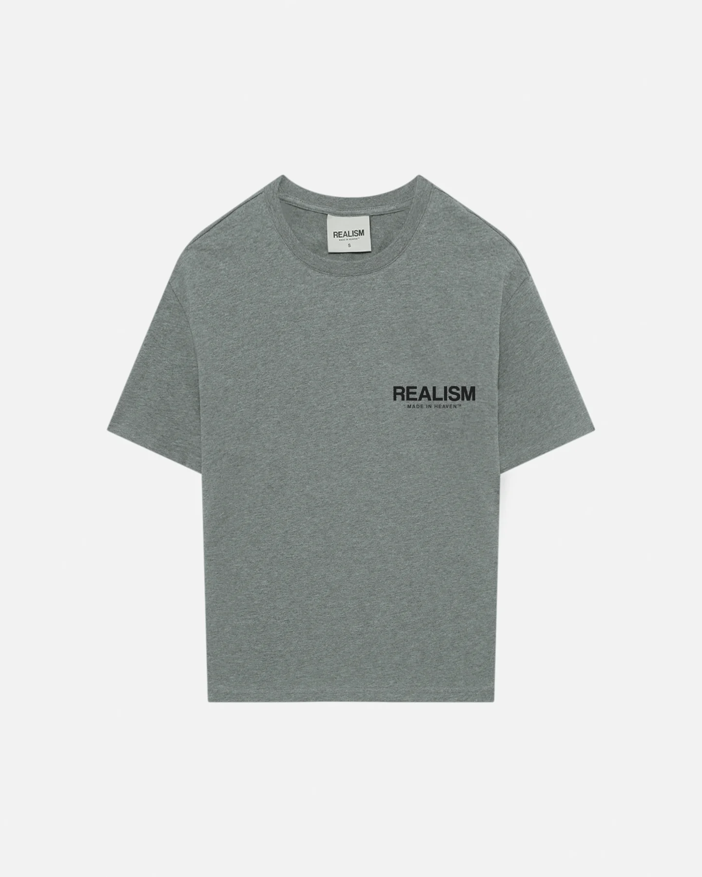 HEAVEN LOGO TEE DARK HEATHER HEAVEN LOGO TEE DARK HEATHER - Image 1