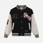 HORSE LETTERMAN JACKET BLACK