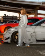 RACER TRACK PANT GREY - Image 4