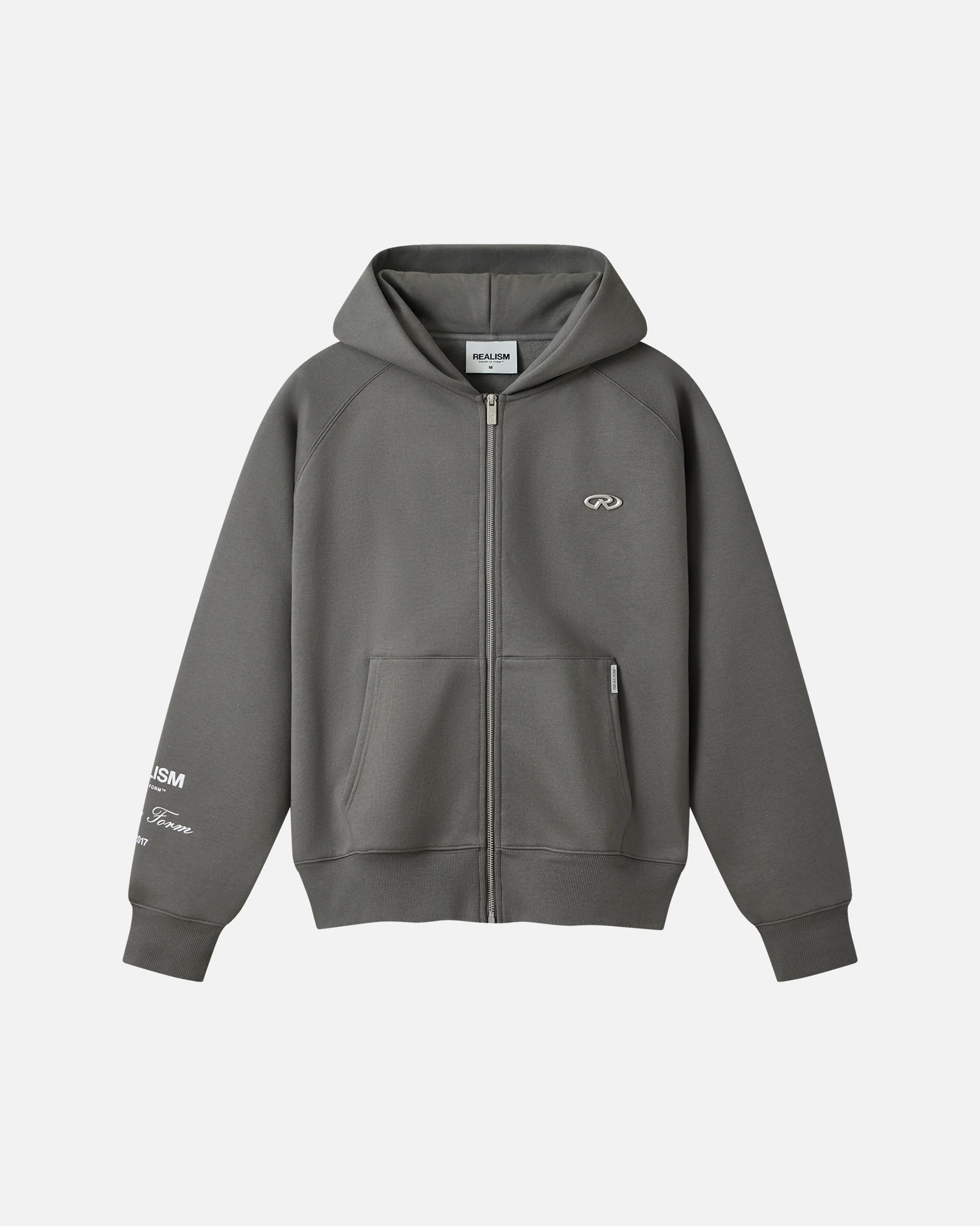 RADIANT ZIP HOODIE V2 COOL GREY RADIANT ZIP HOODIE V2 COOL GREY - Image 1