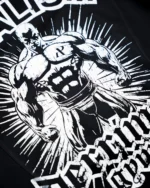 REALISM X DERRIMUT GYM MUSCLE BEACH TEE STONE WASHED BLACK - Image 2
