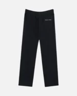 REALISM X DERRIMUT GYM OLD SCHOOL OPEN LEG SWEATPANTS BLACK - Image 2