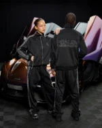 REALISM X UNDERRATED RUN LINE TRACK JACKET BLACK - Image 3