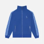 REALISM X UNDERRATED RUN LINE TRACK JACKET BLUE
