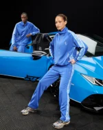 REALISM X UNDERRATED RUN LINE TRACK JACKET BLUE - Image 3