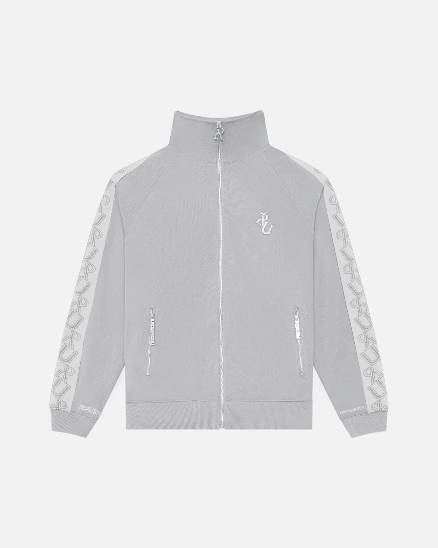 REALISM X UNDERRATED RUN LINE TRACK JACKET GREY REALISM X UNDERRATED RUN LINE TRACK JACKET GREY - Image 1