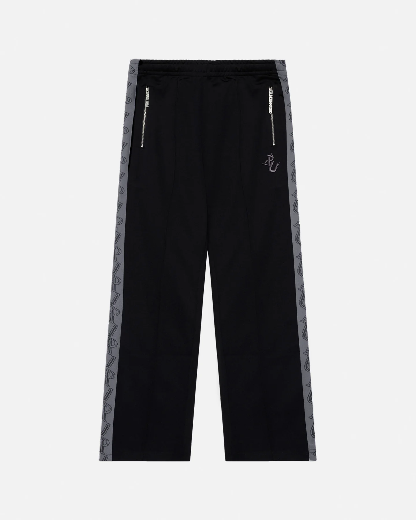 REALISM X UNDERRATED RUN LINE TRACK PANT BLACK REALISM X UNDERRATED RUN LINE TRACK PANT BLACK - Image 1