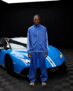REALISM X UNDERRATED RUN LINE TRACK PANT BLUE - Image 2