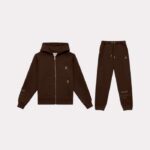 Realisms Radiant Zip Tracksuit Mocha
