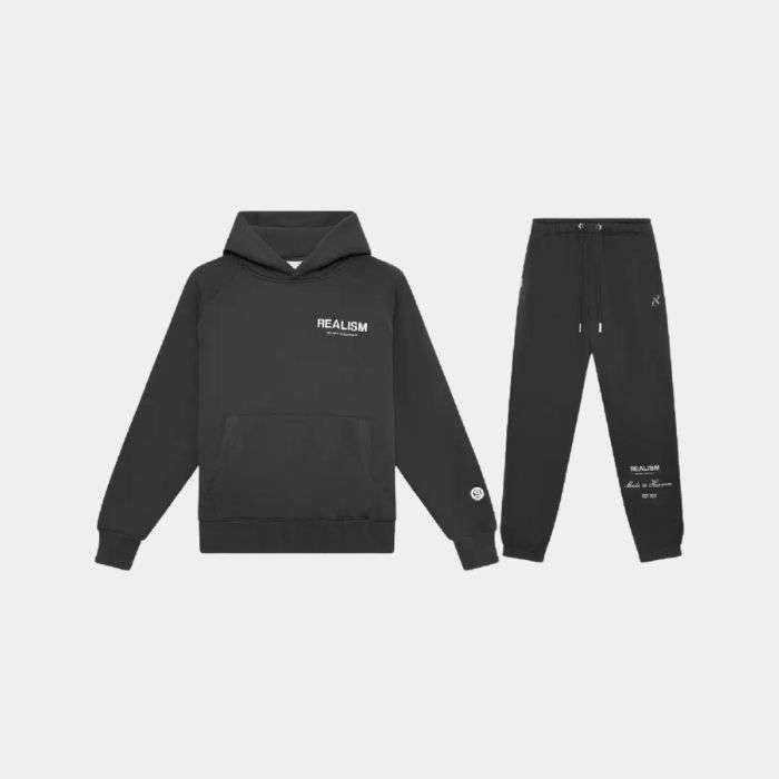 Realisms Realism Back Logo Tracksuit Asphalt Realisms Realism Back Logo Tracksuit Asphalt - Image 1