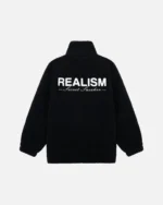 STRIDE SHERPA JACKET BLACK - Image 5