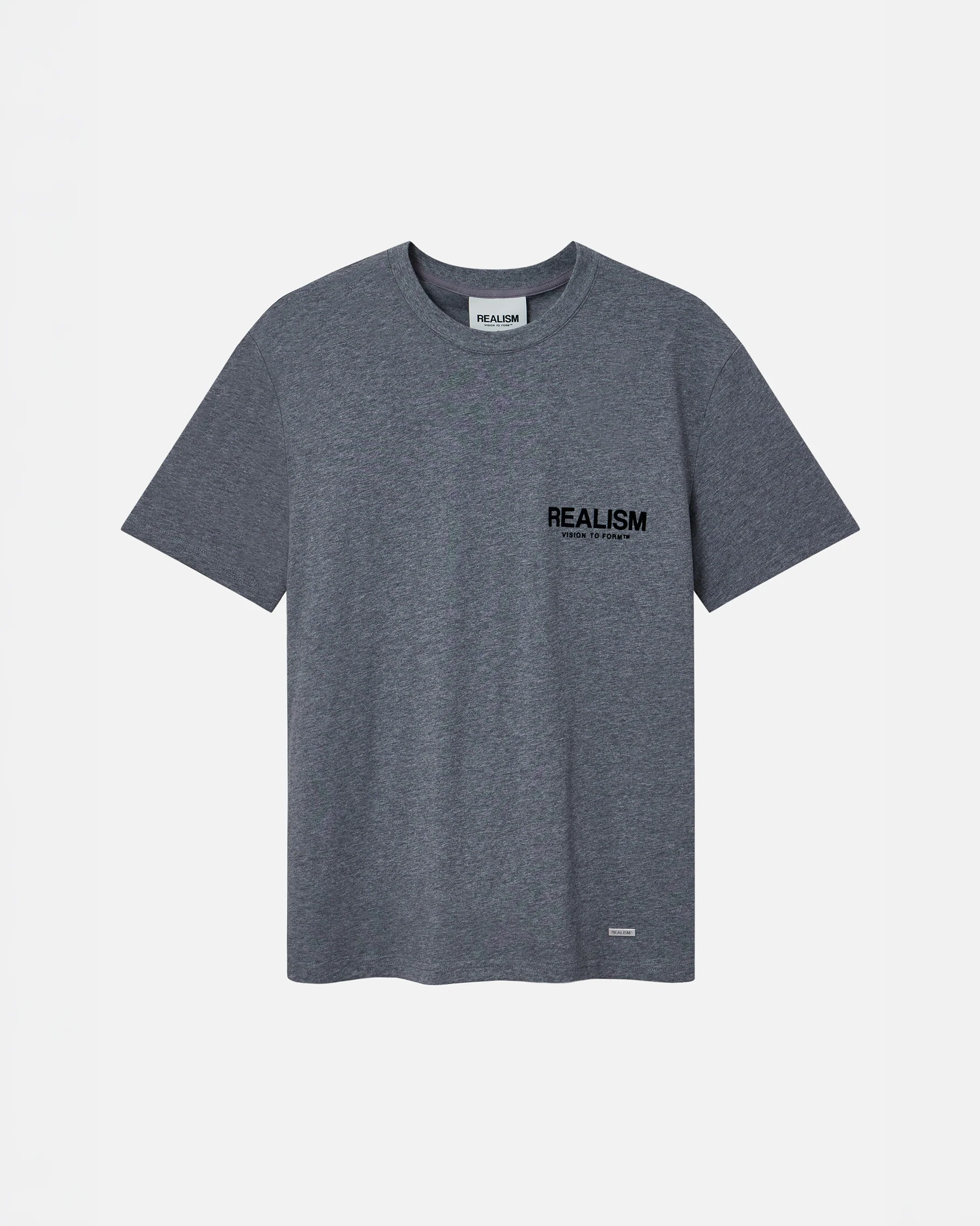VISION LOGO TEE DARK HEATHER VISION LOGO TEE DARK HEATHER - Image 1
